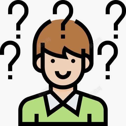 问题面试6线条颜色图标svg_新图网 https://ixintu.com 线条颜色 问题 面试6