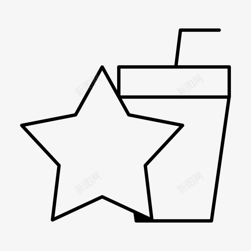 最喜欢的饮料咖啡馆食物图标svg_新图网 https://ixintu.com 咖啡薄 咖啡馆 最喜欢的饮料 食物 餐厅