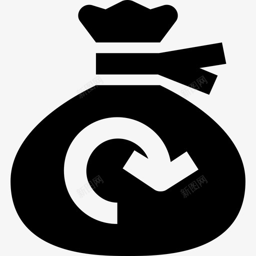 回收袋清洁32填充图标svg_新图网 https://ixintu.com 回收袋 填充 清洁32