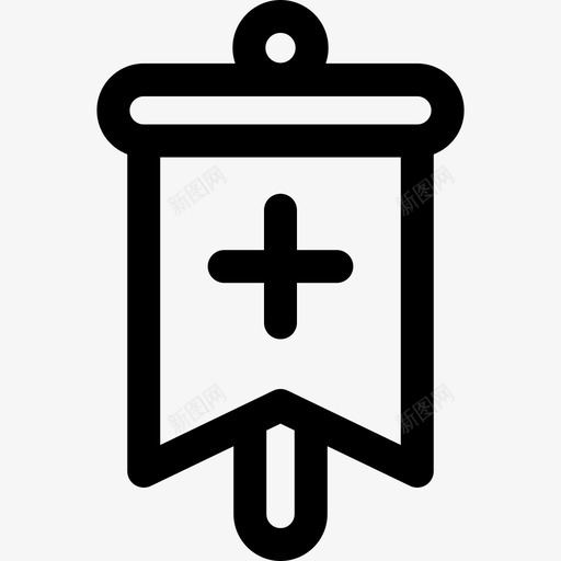 横幅中世纪16直线图标svg_新图网 https://ixintu.com 中世纪16 横幅 直线