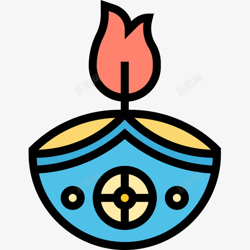 对角线印度10线形颜色图标svg_新图网 https://ixintu.com 印度10 对角线 线形颜色