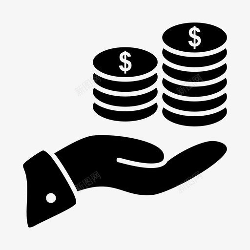 储蓄护理硬币图标svg_新图网 https://ixintu.com 储蓄 护理 硬币 货币 银行金融和市场经济