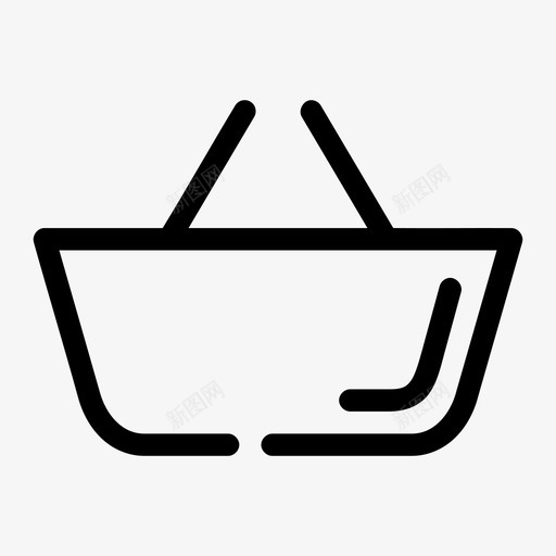 购物篮购买混合1缺口中等图标svg_新图网 https://ixintu.com 混合1缺口中等 购买 购物篮