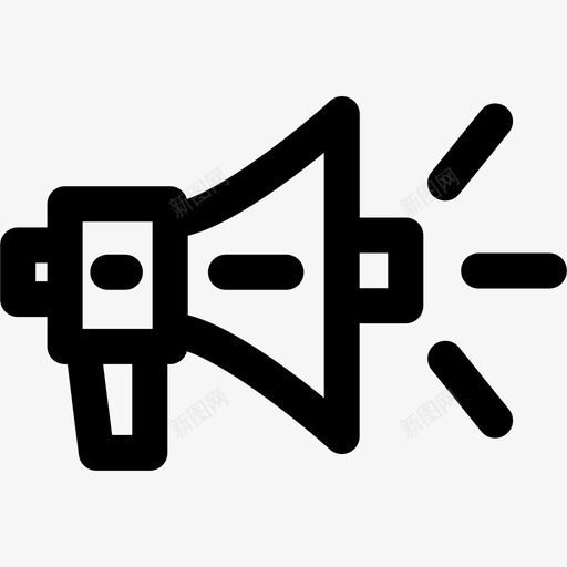 促销大声营销图标svg_新图网 https://ixintu.com 人力资源 促销 大声 扩音器 扬声器 营销 讲话