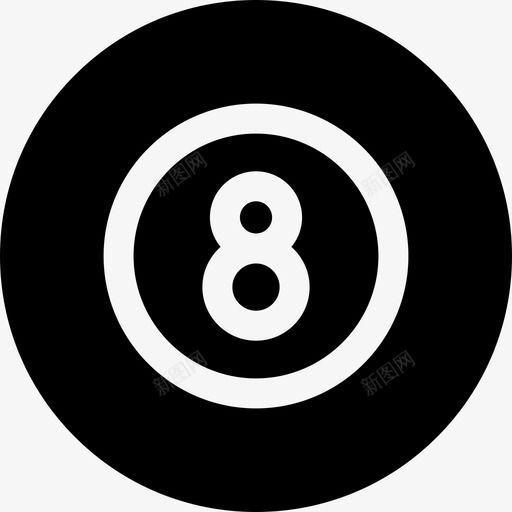 台球活跃生活方式2填充图标svg_新图网 https://ixintu.com 台球 填充 活跃生活方式2