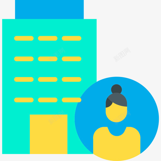 建筑商业和管理6楼图标svg_新图网 https://ixintu.com 商业和管理6楼 建筑