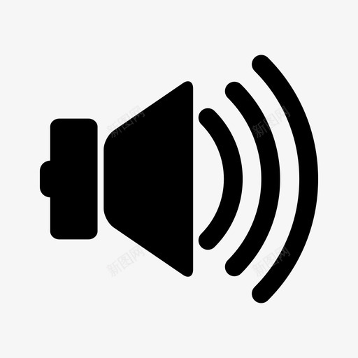 声音打开音频扬声器图标svg_新图网 https://ixintu.com 声音打开 扬声器 音量 音频