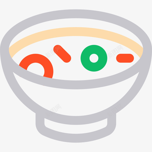 汤食物96线性颜色图标svg_新图网 https://ixintu.com 汤 线性颜色 食物96