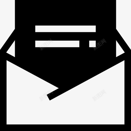 商务电子邮件信封财务图标svg_新图网 https://ixintu.com 信封 商务和货币填写 商务电子邮件 财务
