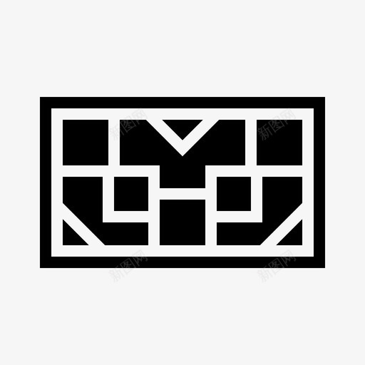 拍打地毯清洁图标svg_新图网 https://ixintu.com 地毯 家具固体 拍打 清洁 灰尘