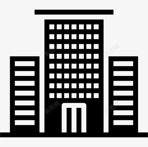 酒店旅游173填充图标svg_新图网 https://ixintu.com 填充 旅游173 酒店