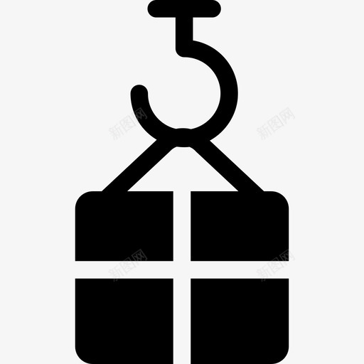 起重机接口61实心图标svg_新图网 https://ixintu.com 实心 接口61 起重机