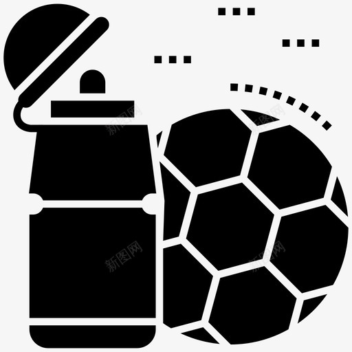 运动水瓶运动员瓶运动配件图标svg_新图网 https://ixintu.com 水瓶 足球标志图标包 运动员瓶 运动器材 运动水瓶 运动配件