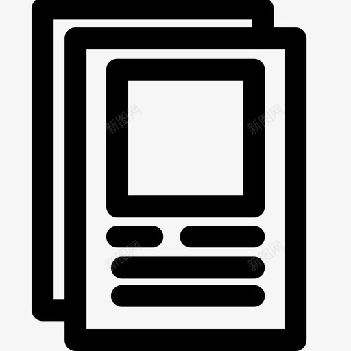 时间轴标题新闻图标svg_新图网 https://ixintu.com 报纸 新闻 时间轴 标题 照片 网络营销