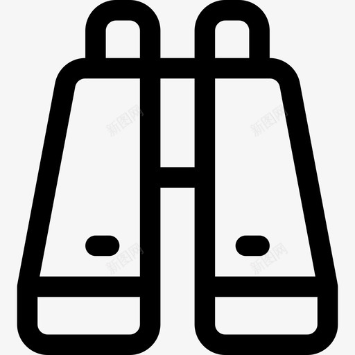 双筒望远镜秘密间谍3直线型图标svg_新图网 https://ixintu.com 双筒望远镜 直线型 秘密间谍3