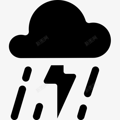 雷电万圣节85充满图标svg_新图网 https://ixintu.com 万圣节85 充满 雷电