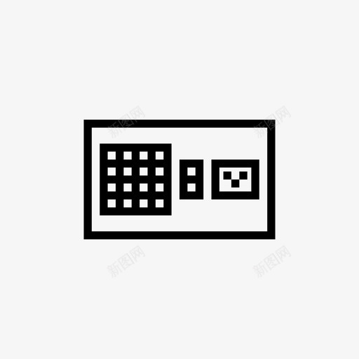 电源psu计算机硬件图标svg_新图网 https://ixintu.com psu 电源 计算机硬件