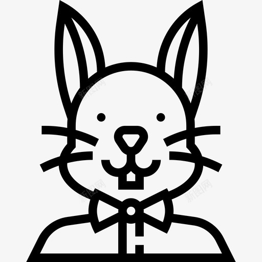 兔子马戏团元素2直系图标svg_新图网 https://ixintu.com 兔子 直系 马戏团元素2