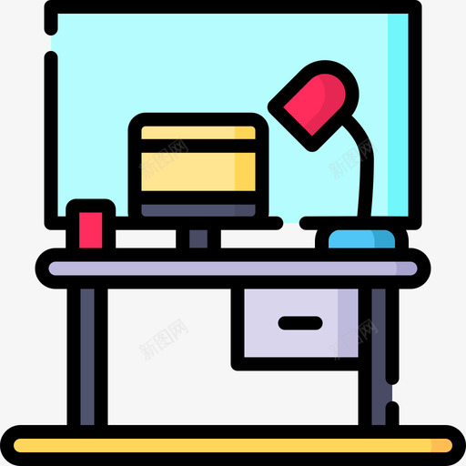 办公室文案线条颜色图标svg_新图网 https://ixintu.com 办公室 文案 线条颜色