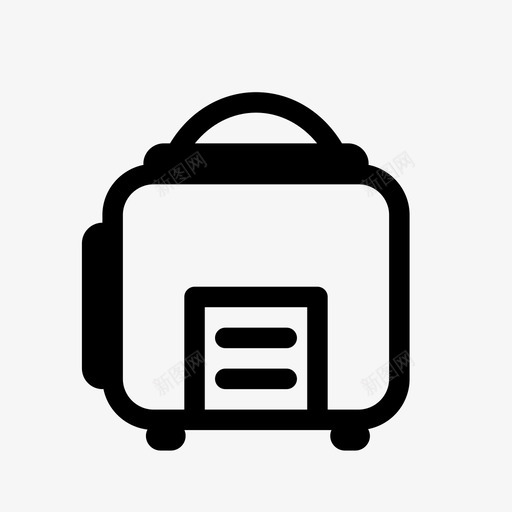 电饭煲电子家电图标svg_新图网 https://ixintu.com 家电 电子 电饭煲 科技