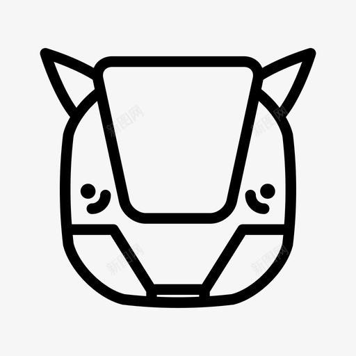 犰狳动物可爱图标svg_新图网 https://ixintu.com 动物 可爱 机器人 犰狳 立方体动物 野生动物