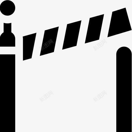护栏火车站5已填充图标svg_新图网 https://ixintu.com 已填充 护栏 火车站5