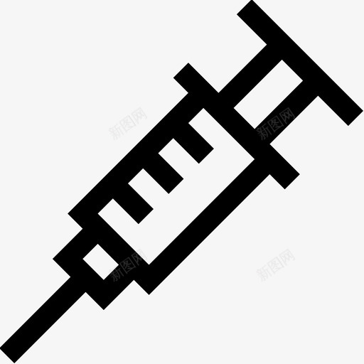 注射器急救服务23线性图标svg_新图网 https://ixintu.com 急救服务23 注射器 线性