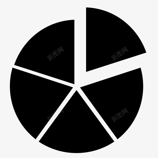 饼图分析云计算图标svg_新图网 https://ixintu.com 云计算 信息图 分析 图 统计 饼图 饼图1