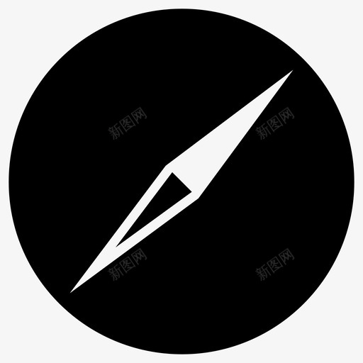指南针箭头方向探索图标svg_新图网 https://ixintu.com 定向 导航 指南针 探索 箭头方向