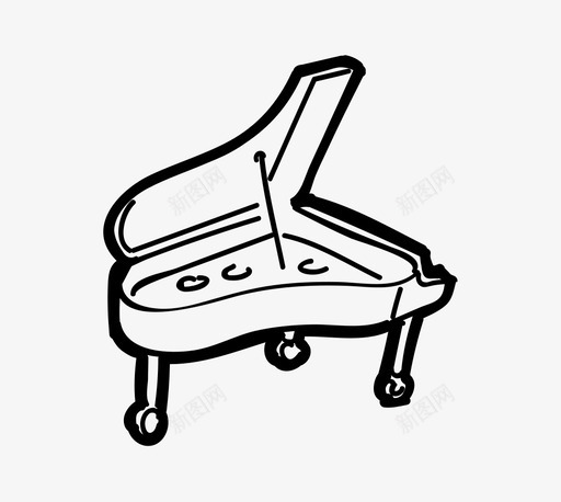 大钢琴古典音乐会图标svg_新图网 https://ixintu.com 交响乐 古典 古典音乐 大师 大钢琴 家庭手绘 杰作 音乐会