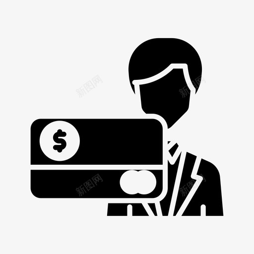 信用帐户业务财务图标svg_新图网 https://ixintu.com 业务 付款 信用帐户 财务 配置文件