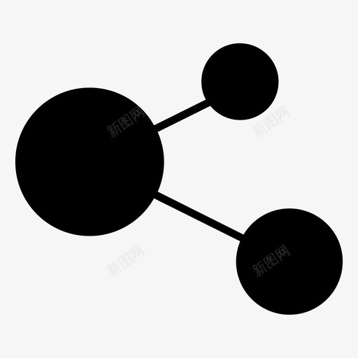 共享连接关系图标svg_新图网 https://ixintu.com 共享 关系 用户 连接
