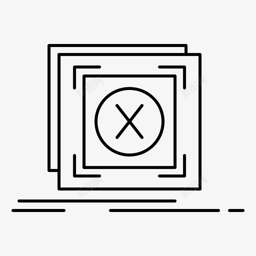 错误应用程序消息图标svg_新图网 https://ixintu.com 应用程序 数据管理和数据组织 服务器 消息 错误 问题