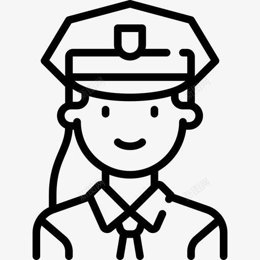 女警察阿凡达15直系图标svg_新图网 https://ixintu.com 女警察 直系 阿凡达15