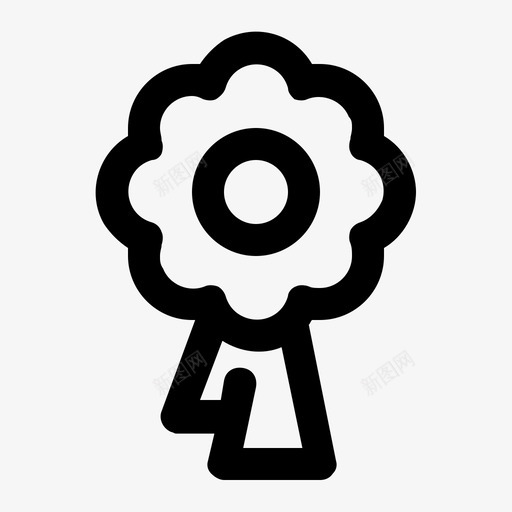 花束爱情鲜花图标svg_新图网 https://ixintu.com 丝带 婚礼大纲 爱情 礼物 花束 鲜花