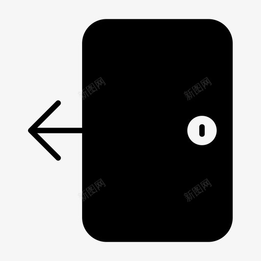 进来登门登入图标svg_新图网 https://ixintu.com 登入 登出 登门 进来