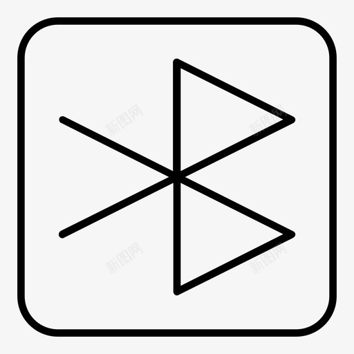 蓝牙媒体共享共享图标svg_新图网 https://ixintu.com 共享 媒体共享 技术 用户界面 蓝牙