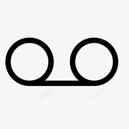 语音邮件音频录音图标svg_新图网 https://ixintu.com 录音 设备和游戏 语音邮件 音频
