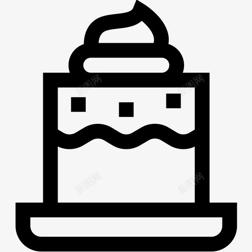 蛋糕面包店60直纹图标svg_新图网 https://ixintu.com 直纹 蛋糕 面包店60