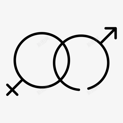 性别动物雌性图标svg_新图网 https://ixintu.com 动物 性别 爱情 随机5个间隙薄 雌性