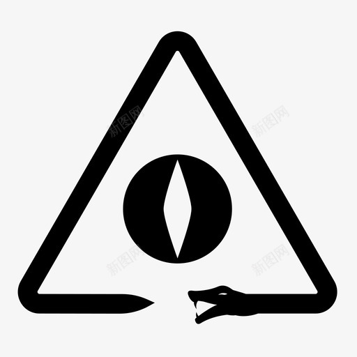 蛇三角三角洲蛇形图标svg_新图网 https://ixintu.com 三角洲 蛇三角 蛇形 蛇形图标