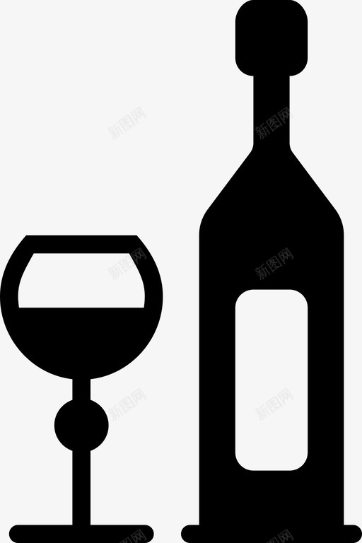采购产品葡萄酒酒精饮料香槟图标svg_新图网 https://ixintu.com 酒瓶 酒精饮料 采购产品葡萄酒 食品和饮料 香槟