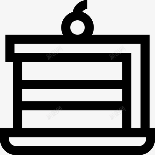 蛋糕面包店60直纹图标svg_新图网 https://ixintu.com 直纹 蛋糕 面包店60