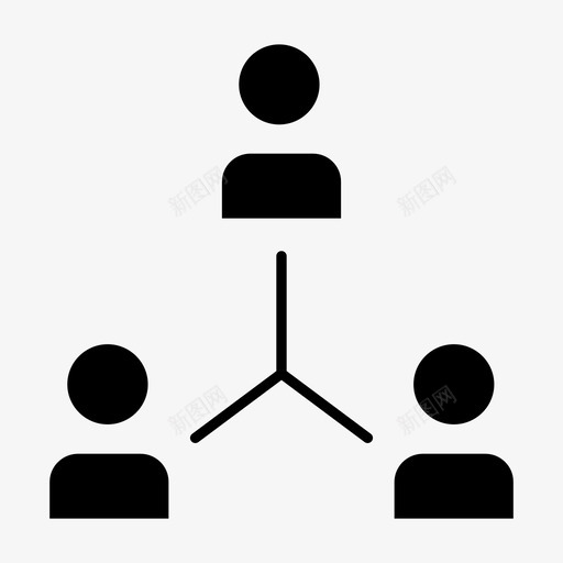 结构公司合作图标svg_新图网 https://ixintu.com 企业发展和业务管理 公司 合作 层级 结构 集团