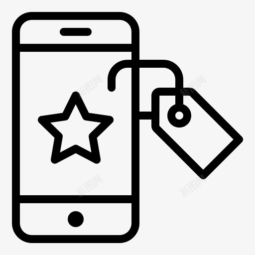 智能手机交易小工具销售图标svg_新图网 https://ixintu.com 小工具 明星 智能手机交易 销售