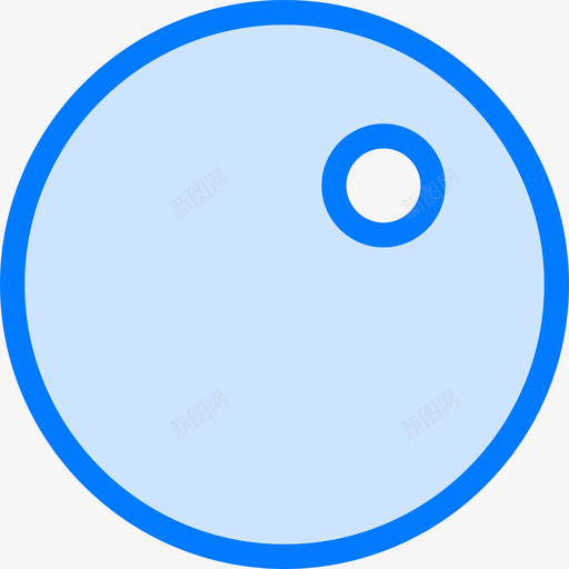 球体操2蓝色图标svg_新图网 https://ixintu.com 体操2 球 蓝色