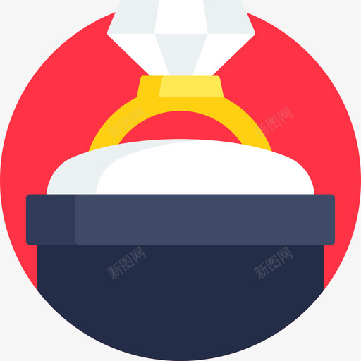戒指约会之夜15平的图标svg_新图网 https://ixintu.com 平的 戒指 约会之夜15