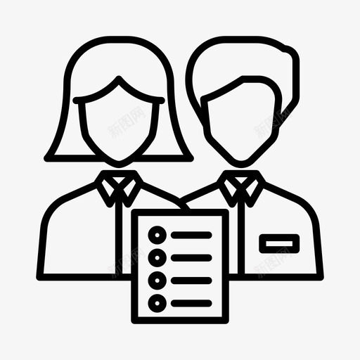 列出员工业务财务图标svg_新图网 https://ixintu.com 业务 付款 列出员工 财务