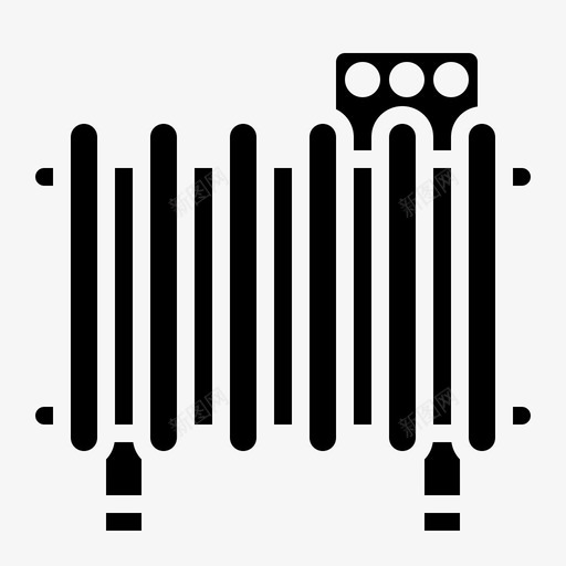 加热器加热热图标svg_新图网 https://ixintu.com 加热 加热器 温度 热 热固体