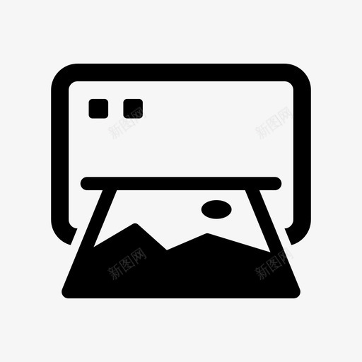 照片打印机图像图标svg_新图网 https://ixintu.com 图像 图片 打印 摄影 照片打印机